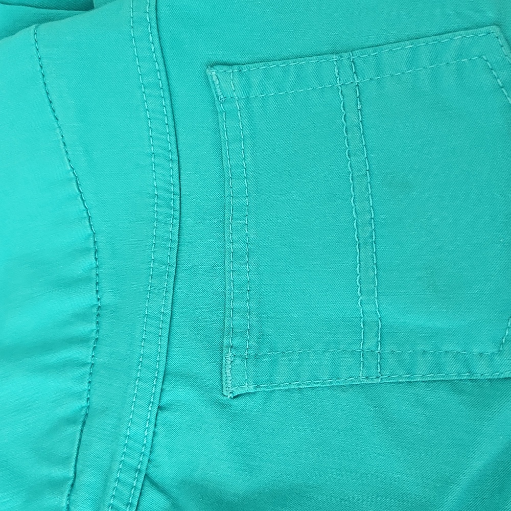 Turquoise Capris - Picture 6 of 9